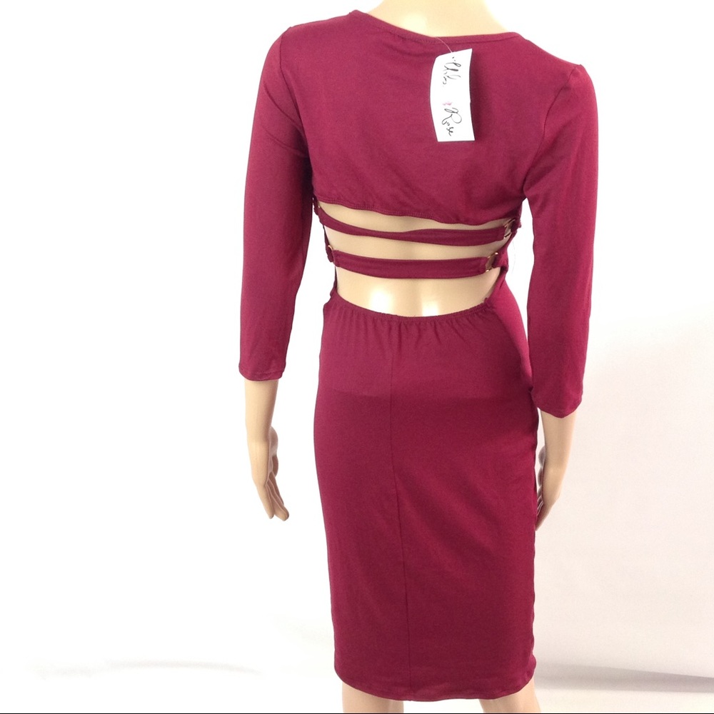 New Women Strappy Open Back Dress Size XS